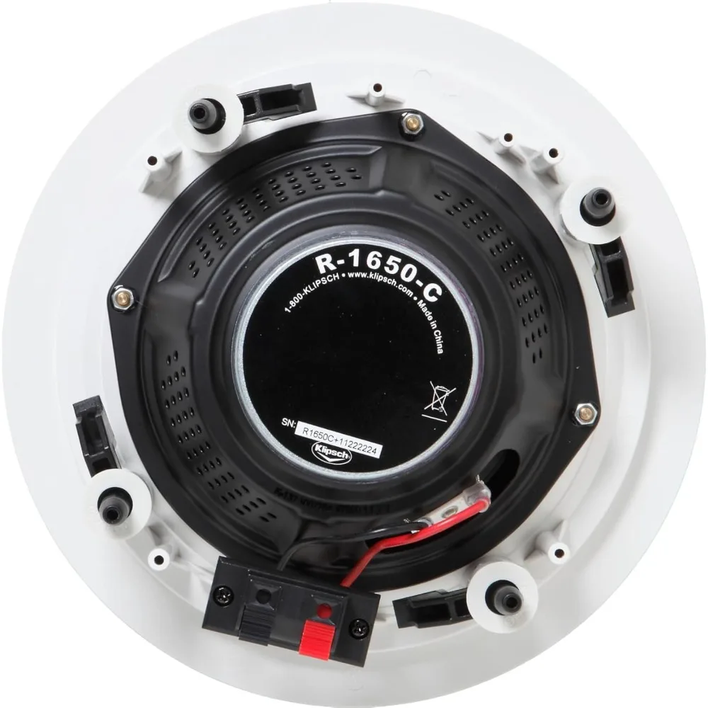 مكبر صوت R-1650-C - أبيض (4 عبوات) مدمج، سهل التركيب، متين