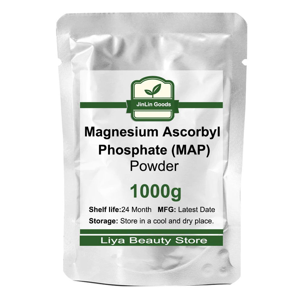 50-1000g Magnesium Ascorbyl Phosphate Powder MAP For Skin Whitening Cosmetics Raw Material