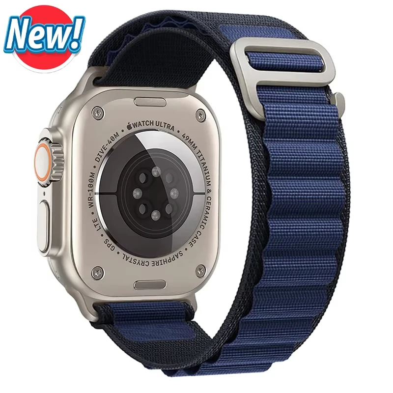 Offizielles Alpine-Armband für Apple Watch Ultra 3 2 Bänder 49 mm 44 mm 45 mm 46 mm 42 mm 41 mm 40 mm Correa iWatch Serie 11 10 9 8 7 6 SE 3