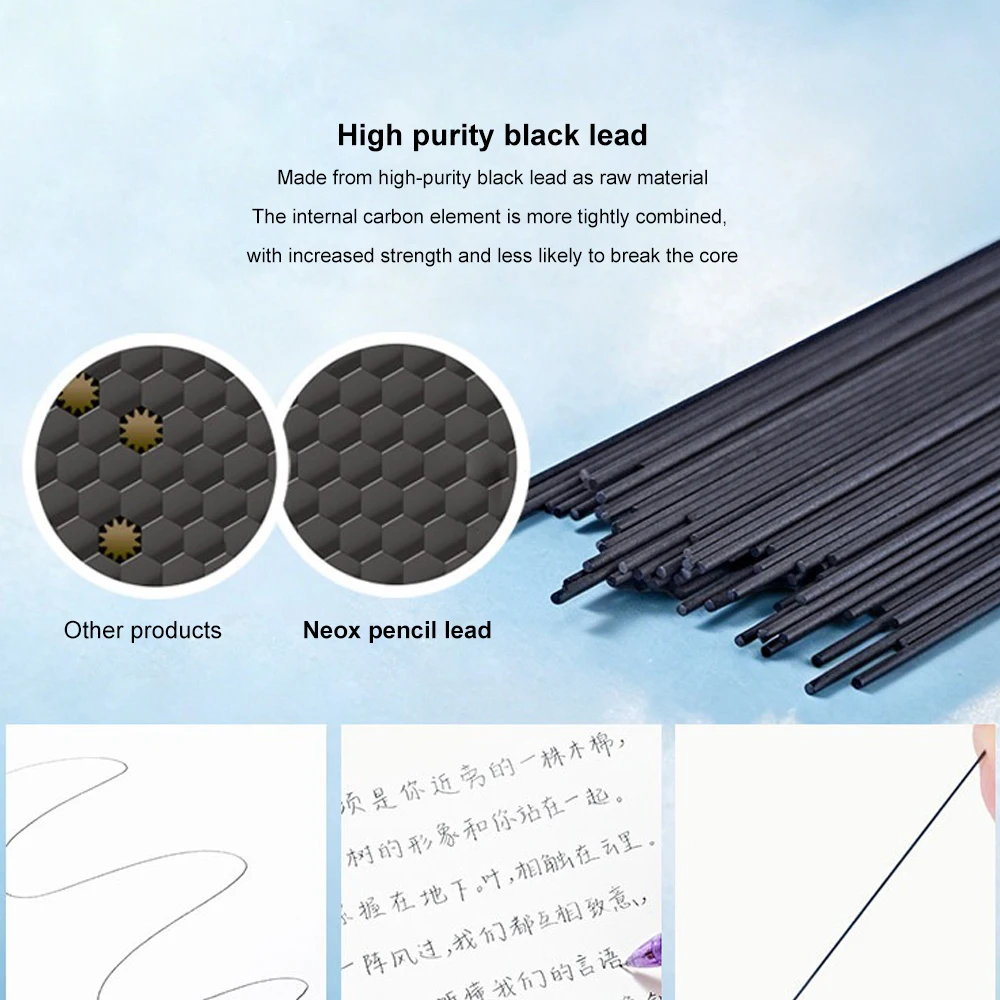 3 Box Pilot Mechanical Pencil Lead NEOX Graphite Automatic Pencil Continuous Lead 0.3/0.5mm HB/B Writing Painting Art Stationery