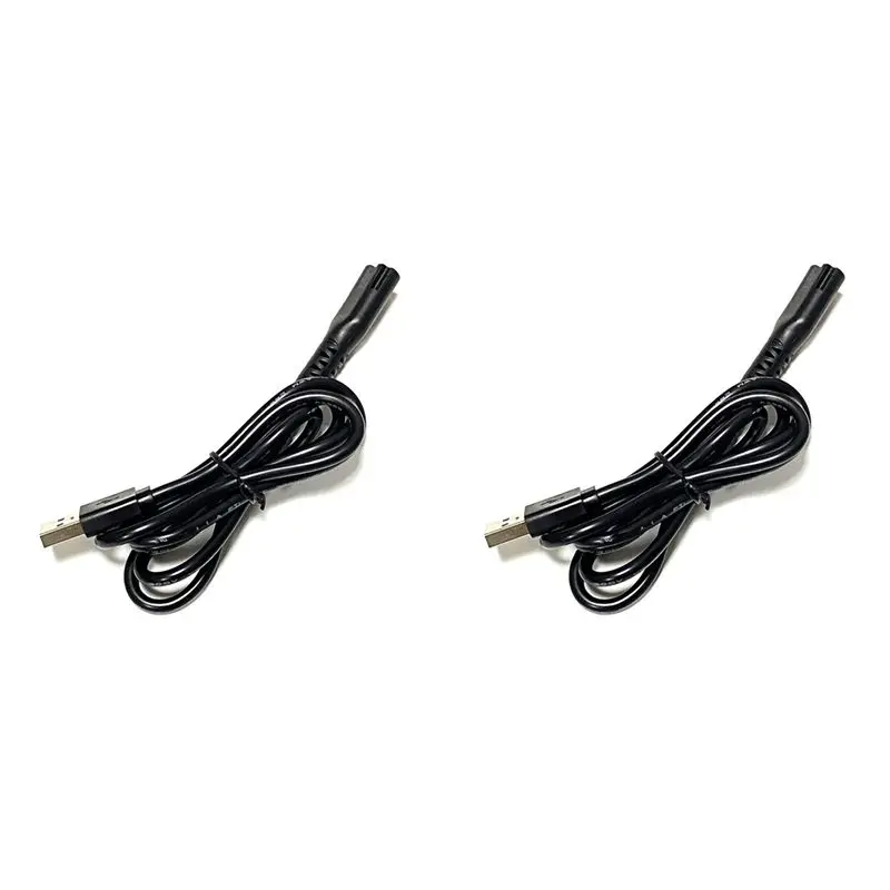 

ABVI-2X USB Charging Cable For Wahl 8148/8591/85048509/1919/2240/2241 Electric Hair Clippers Accessories
