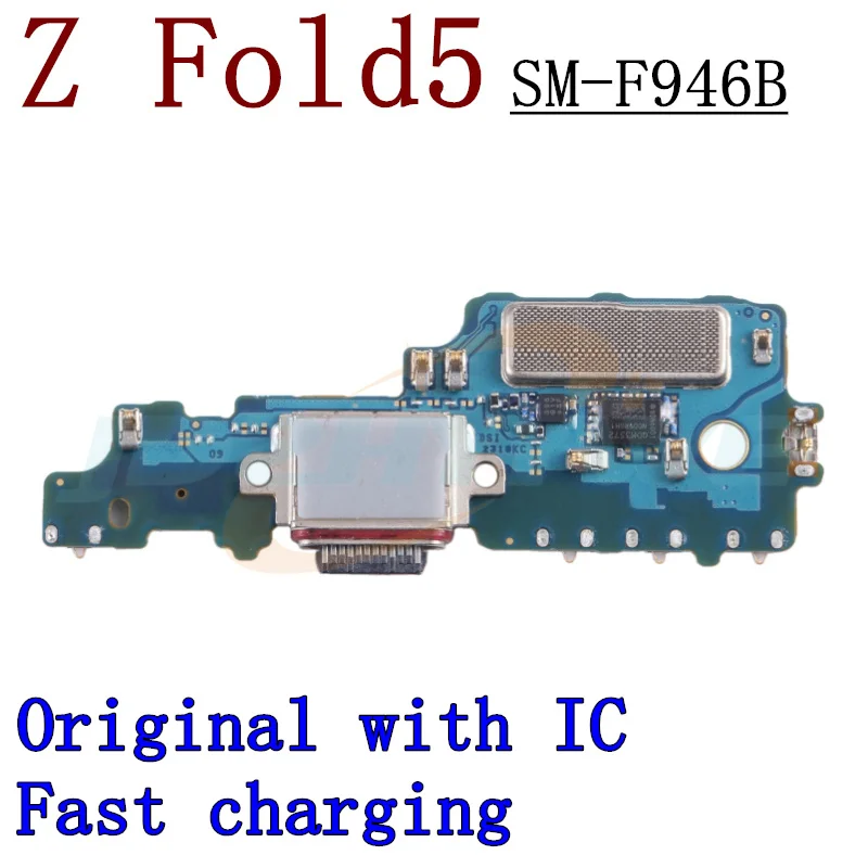 USB Charger Charging Port Dock Connector Board Flex Cable For Samsung Galaxy Z Fold 2 3 4 5 Fold2 Fold3 Fold4 Fold5 5G