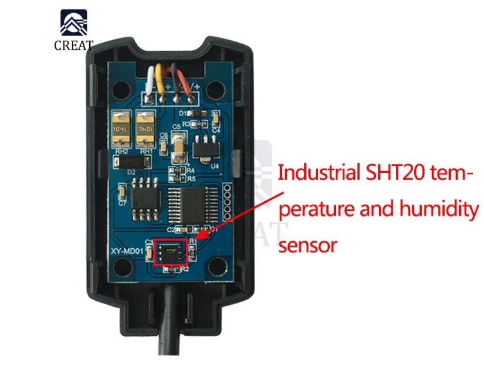 RS485 High Precision SHT20 Temperature Humidity Sensor Module Temperature Humidity Monitor Transmitter Sensor Probe