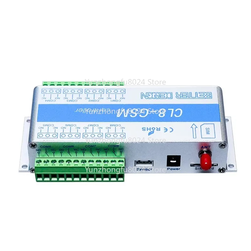 

8-позиционный релейный контроллер, выключатель питания для умного дома для дистанционного управления через SMS-вызов и датчик температуры