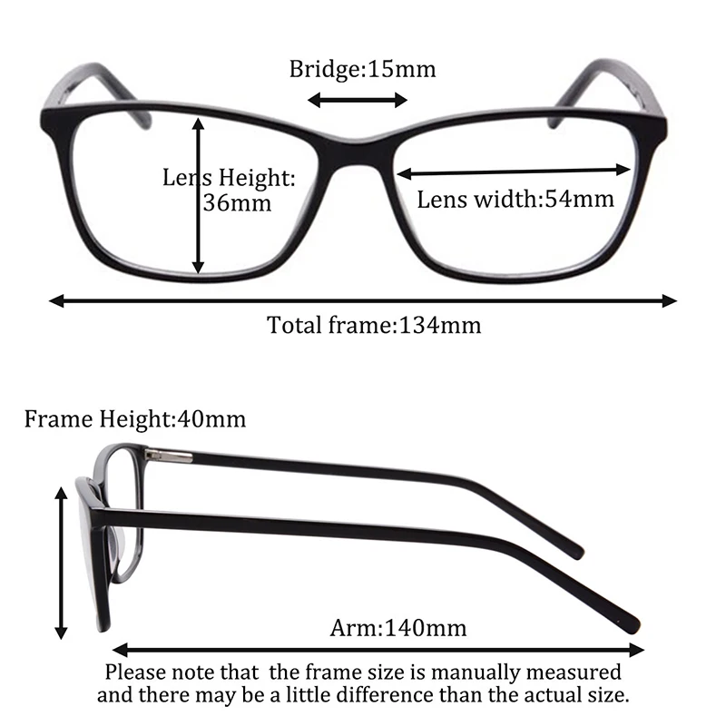 reading glasses women progressive near and far multifocal eyeglasses acetate glasses frame for ladies myopia diopter customized