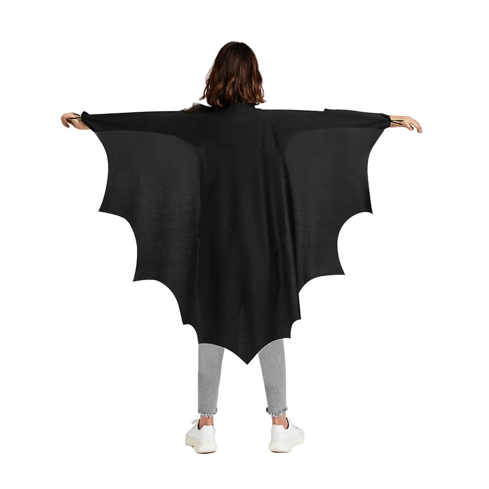 Kids' Black Cape Cloak Set Party Performance Cosplay Costume Halloween/Festival Role-Play Outfit