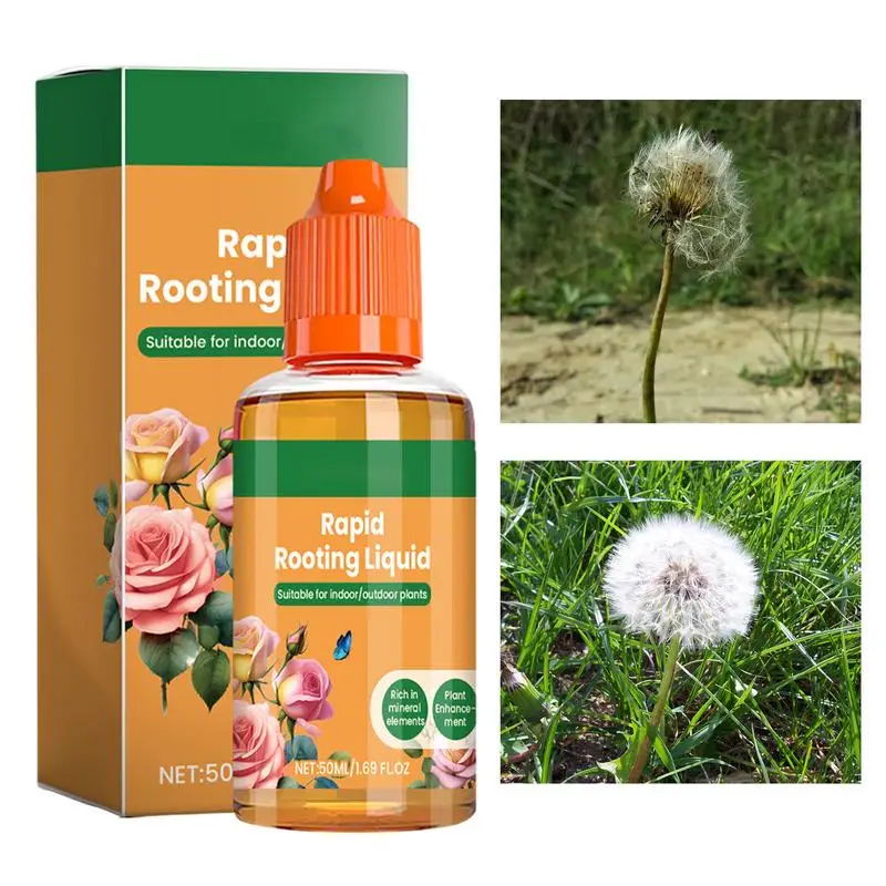 

Root Supplement For Plants 50ML Nutrient Fertilizer Rooting Liquid Plant Liquid Nutrient Solution For Healthy Roots Stems &