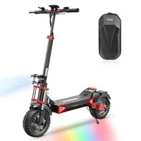 iScooter iX8 Electric Scooter 1200W*2 Dual Motor 48V 20Ah  12 Inch Off Road Pneumatic Tire 70km Range, 60km/h eScooter