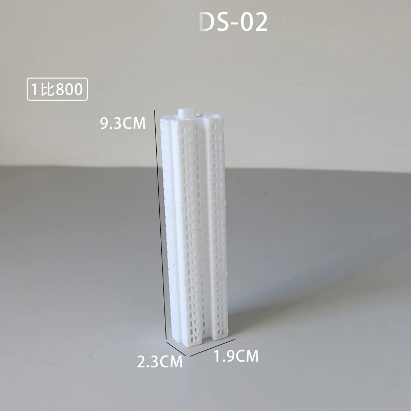 Simulation Miniatur Gebäude Modell Kit ABS Kunststoff Architektur Haus Diorama Materialien für Sand Tisch Szene Modell Machen 1Pcs