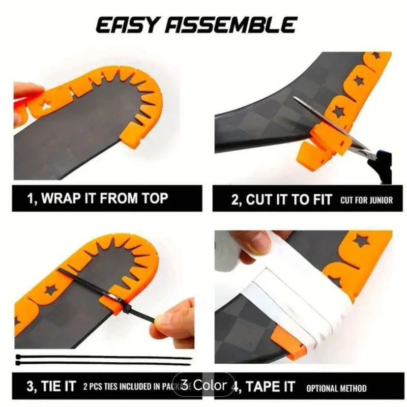 easy-assemble-ice-hockey-stick-protector-well-fitted-hockey-surround-protective-sleeve-blue-red-black-white-accessory-10-pieces