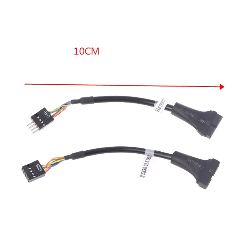 Motherboard Internal USB 2.0 9pin To USB 3.0 20pin Adapter Cable,Mainboard USB 3.0 20 Pin Header To USB 2.0 9 Pin Bridge Cable