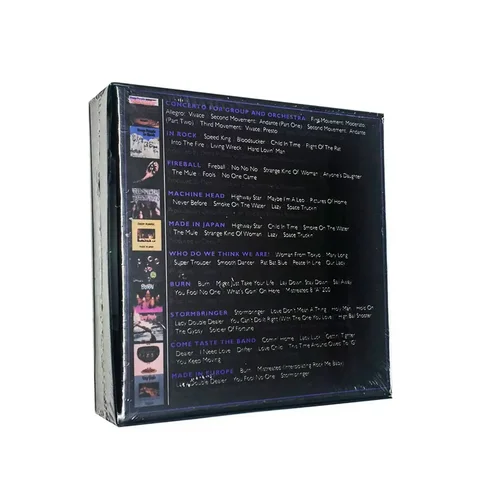 Álbum completo de banda de rock británica Deep Purple 1970-1976 CD de música de banda Pioneer de heavy metal y hard rock moderno 10CD