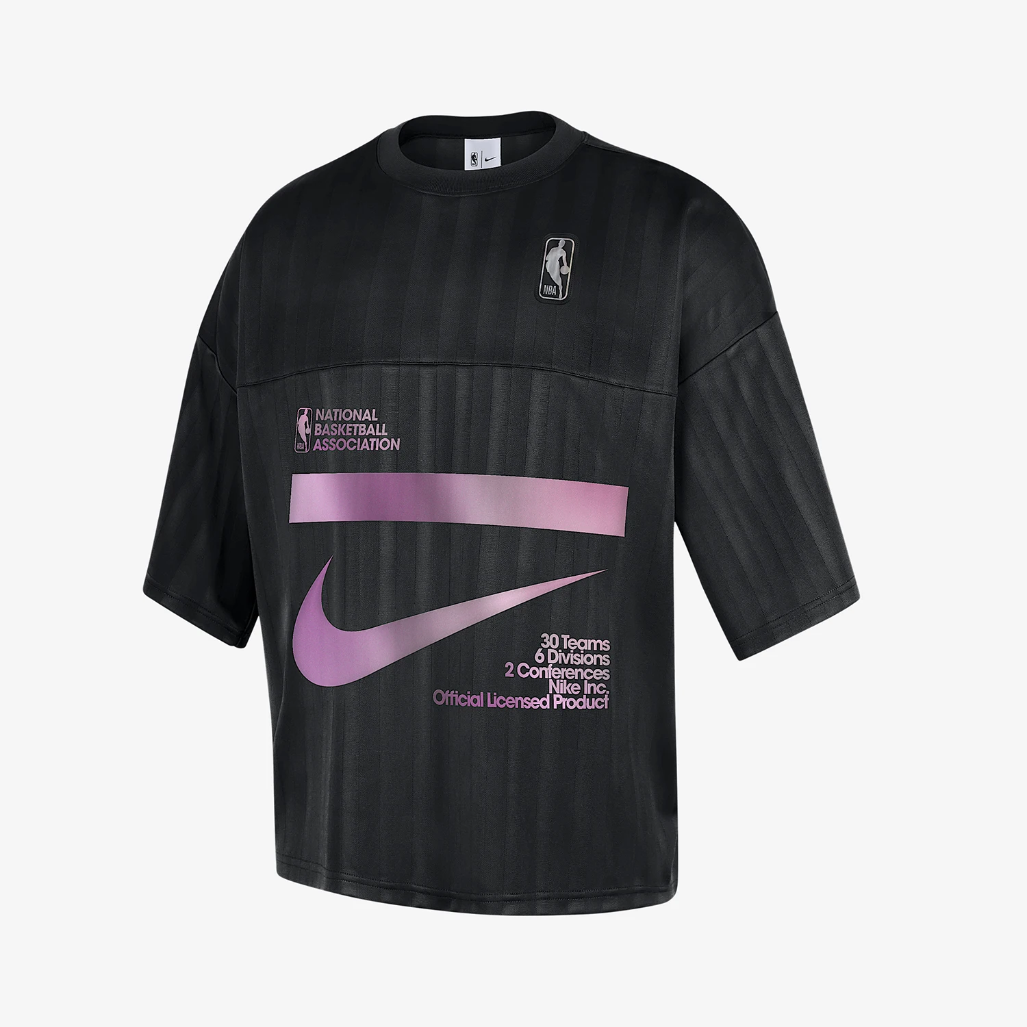 Nike genuine summer men's soft and comfortable loose printed sports short sleeved shirt HM6327-010