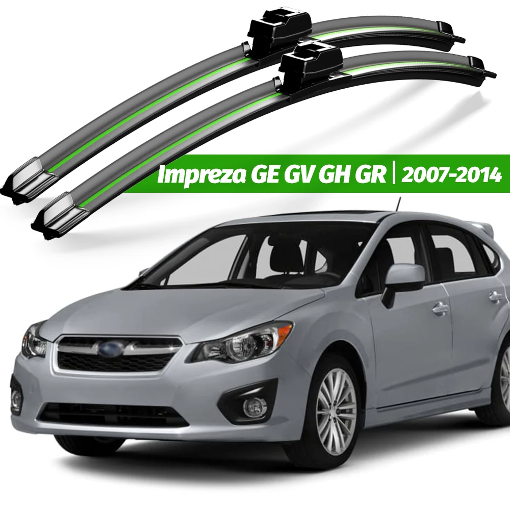 Wiper LHD Front Wiper Blades For Subaru Impreza GE GV GH GR 2007 - 2014 Windshield Windscreen Window 24