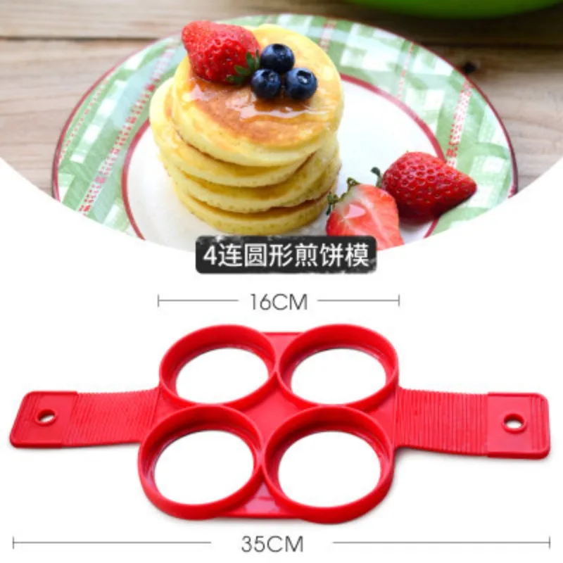 

Egg Pancake Ring Nonstick Pancake Maker Mold Silicone Egg Cooker Fried Egg Shaper Omelet Moulds for Kitchen Baking Accessories