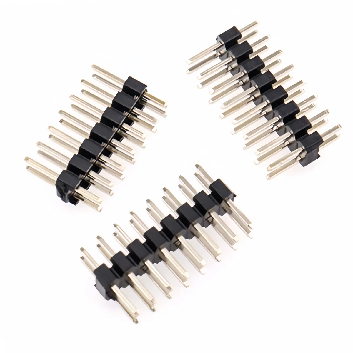 50/20/10Pcs 2.54mm Single Row Male 1/2*40P PCB Board Pin Header Connector Strip Pinheader 2/3/4/5/6/8/10/12/20/40Pin For Arduino