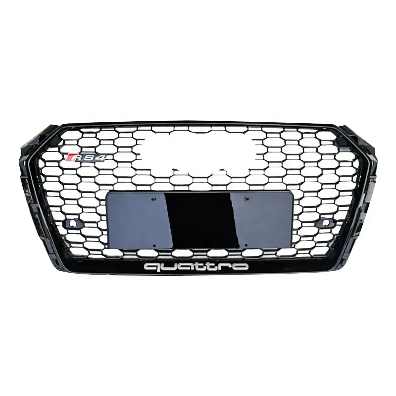 

RS4 style car grill for Audi A4 S4 B9 honeycomb front grill for Audi facelift auto grill replacement parts 2017-2019