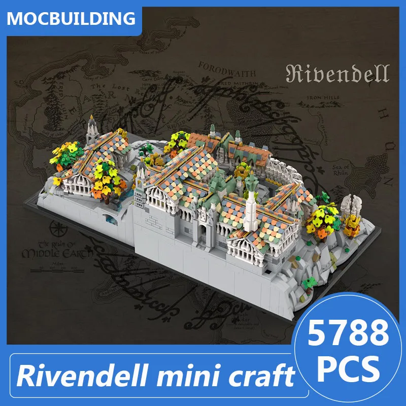 Rivendell Mini Craft Model Moc Building Blocks Diy Assemble Bricks Architecture Display Collection Creative Toys Gifts 5788PCS