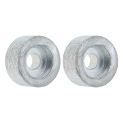 2Pcs Round Zinc Anode Silver Car Anode Block Accessories 55321-87J01 For Suzuki Outboard Motor 4 Stroke 55321-87J00