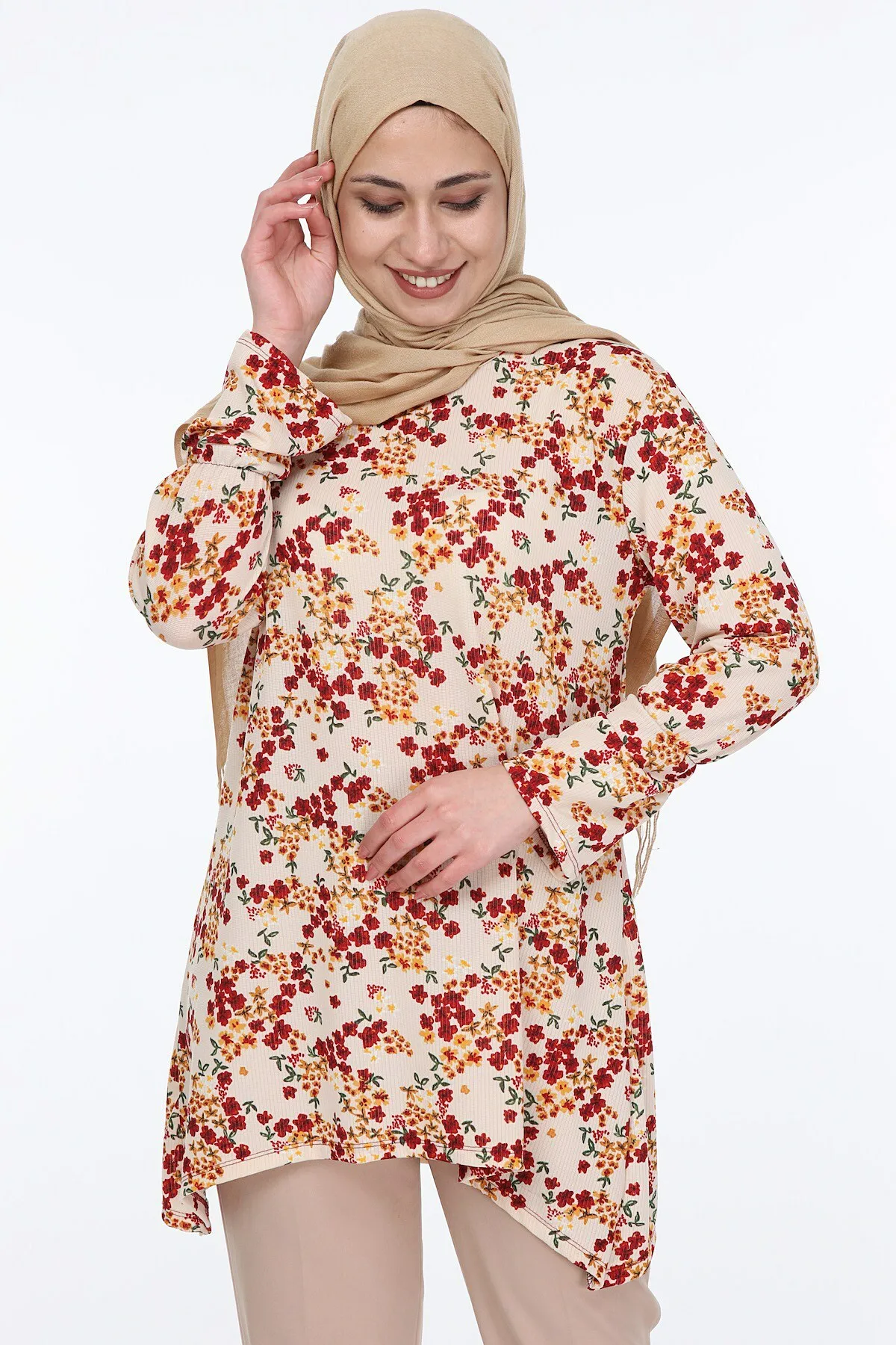 Flower Print Tunic-