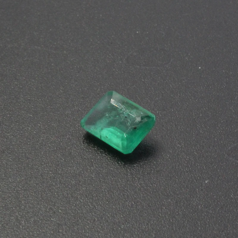 5mm * 7mm 0.6ct Real Natural Emerald Gemstone Emerald Cut Emerald Loose Gemstone