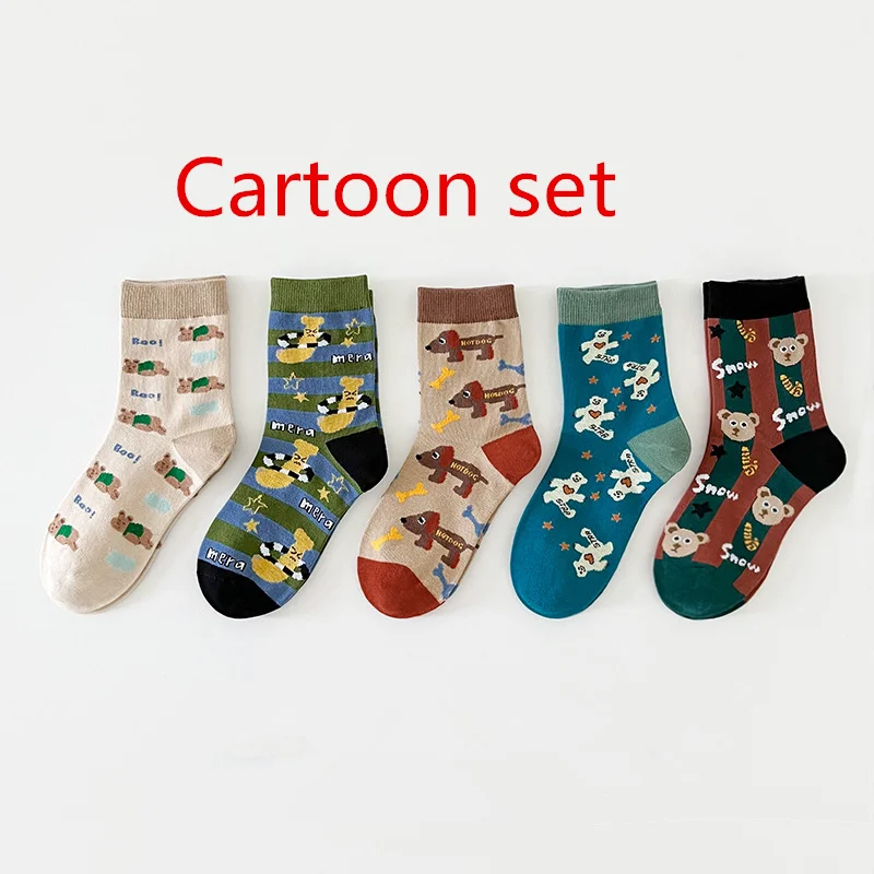 Children Socks Baby Girl Boy Autumn Winter Socks Kids Child Korean Style Fashion 1-8Y