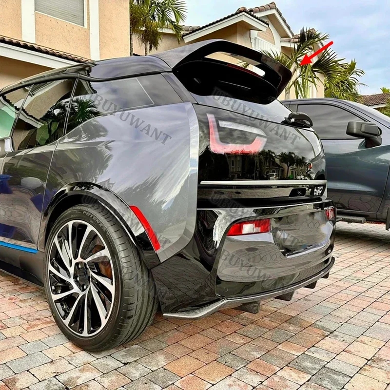 For BMW I3 I01 Hatchback 4-Door 2014-2020 Rear Trunk Spoiler Wing Top Tail Lip Spoiler Diffuser Auto Parts