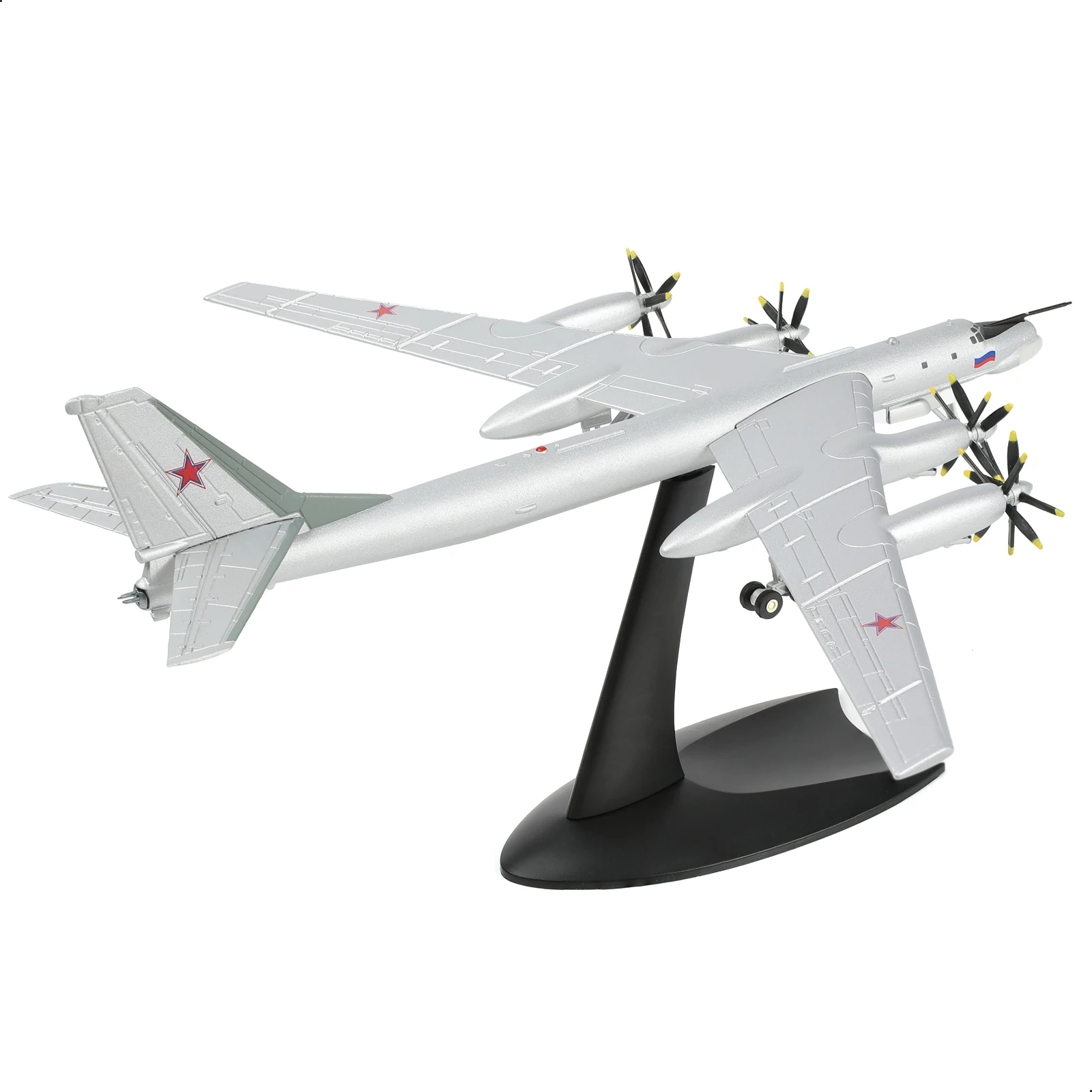 

TU-95 Fighter Jet Model 1:200 Diecast Metal Military Aircraft Airplane Collection Gift