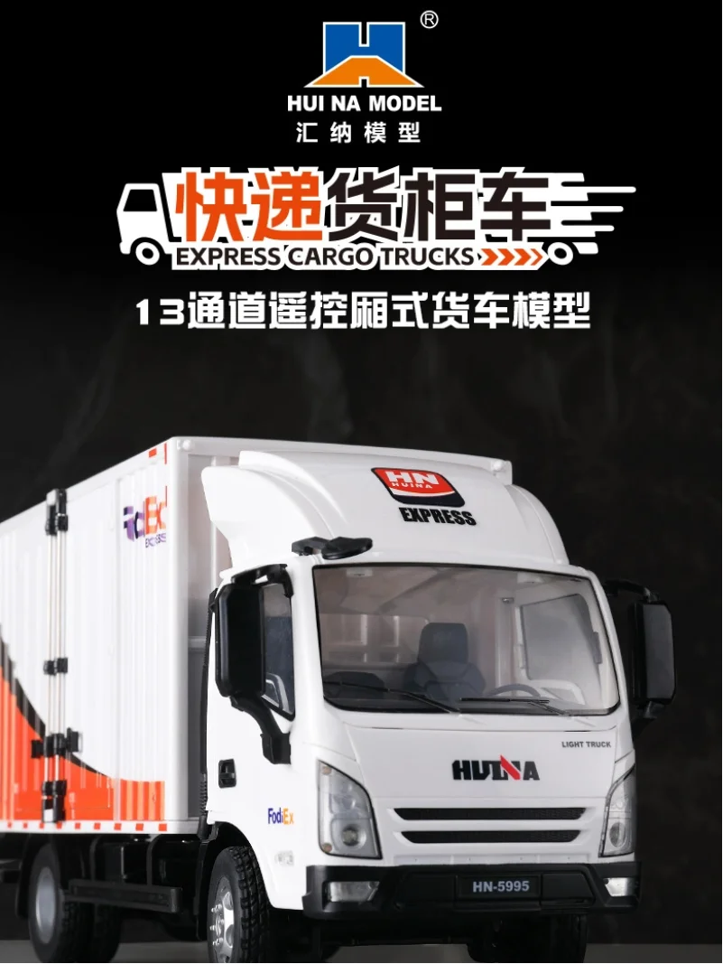 HuiNa 524 RC Auto RTR 1/18 Bilancia In Lega Camion Delivery Luce di Controllo Remoto Modello Elettrico Veicolo Regalo di Compleanno Festival