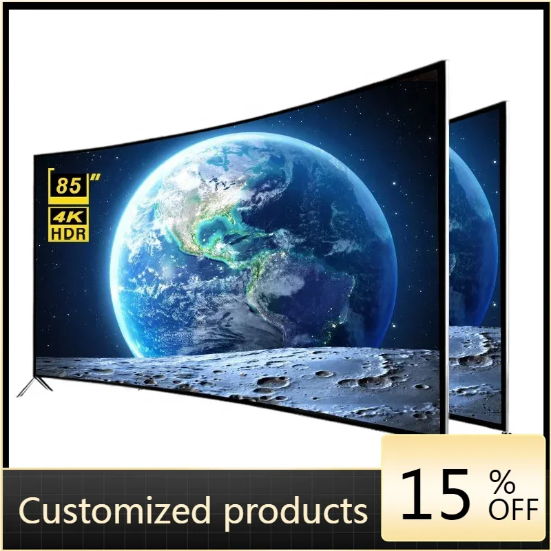 

STLF Advanced Advanced Customization STLF ZJW 65 75 85 100 Inch Smart LED TV 85 Inch Curved Screen Android Smart Television Home