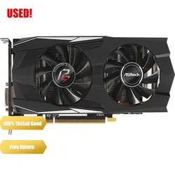 AsRock Video Card RX 580 2048 SP 8GB 256Bit GDDR5 Graphics Cards for AMD RX 500 series VGA Cards RX580 DisplayPort DVI