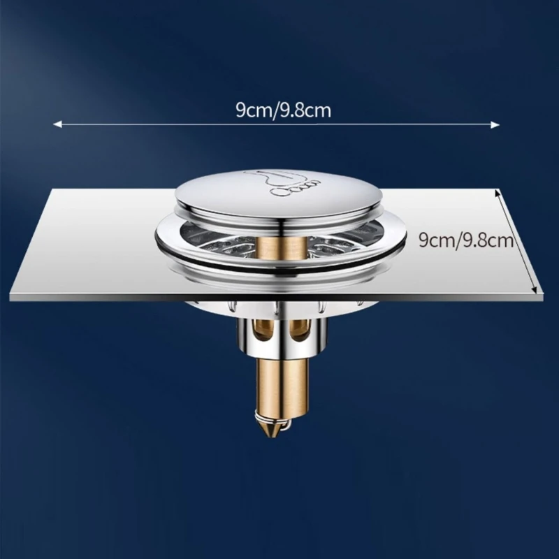 Kitchen Floor Strainer Plugs Filter Fast Drainage Anti-Backflow Odor Filter