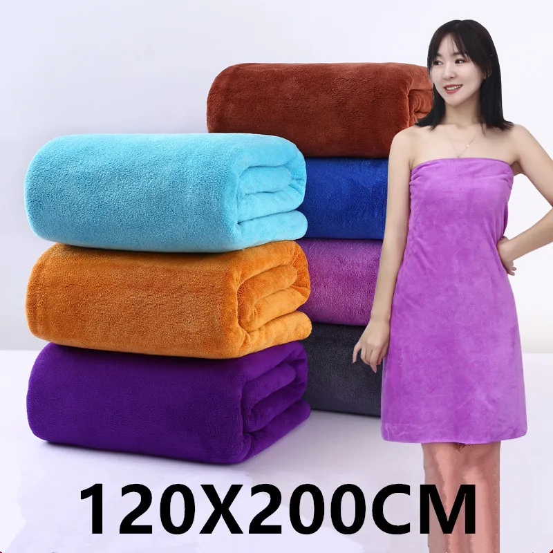 

Super Large Microfiber Bath Towel, Soft, High Absorbent, Quick-Drying, Sports, Thick, Non-linting Towel