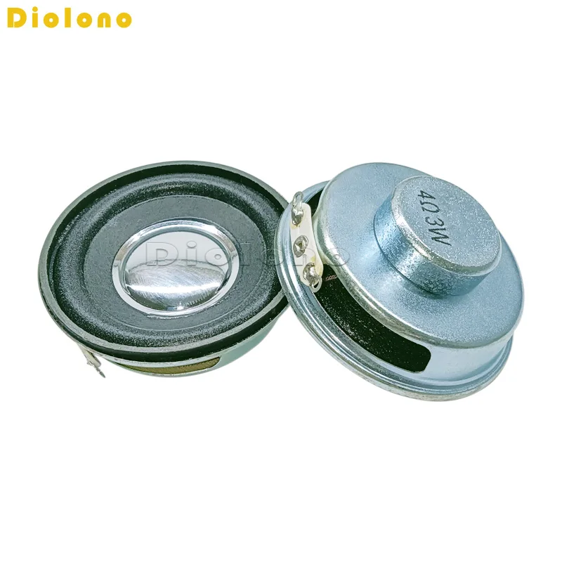 4 Ohm 3W Loudspeaker 50MM 2inch Speaker 22MM Internal Magnet Cone Paper Silvery Bright Cap Height 13MM