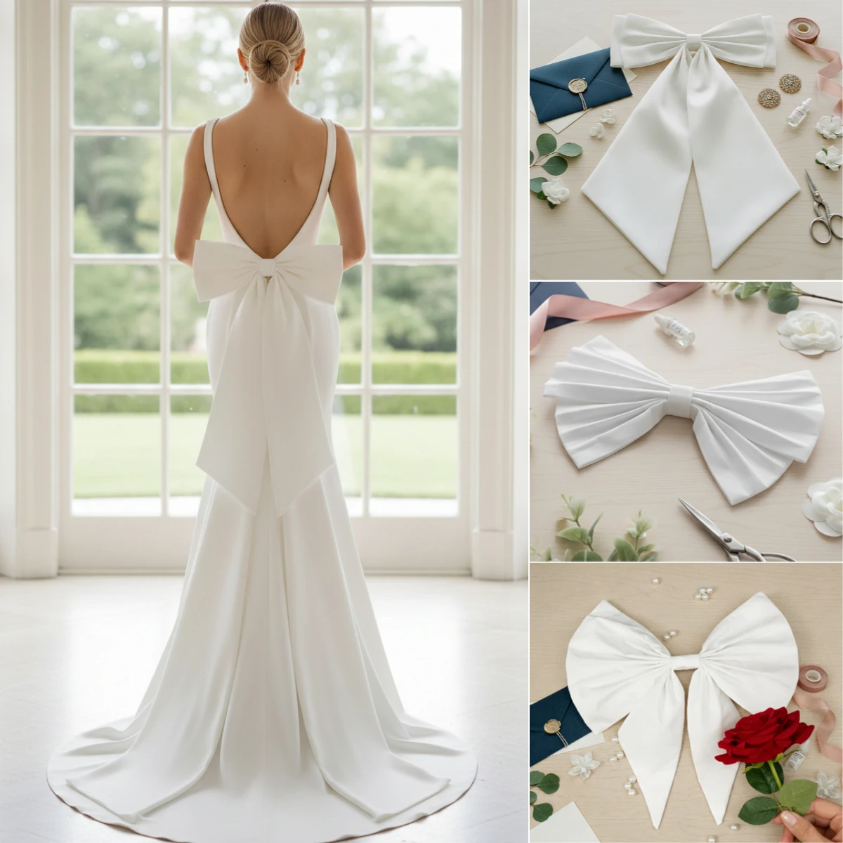 Wedding Dress Bow S…