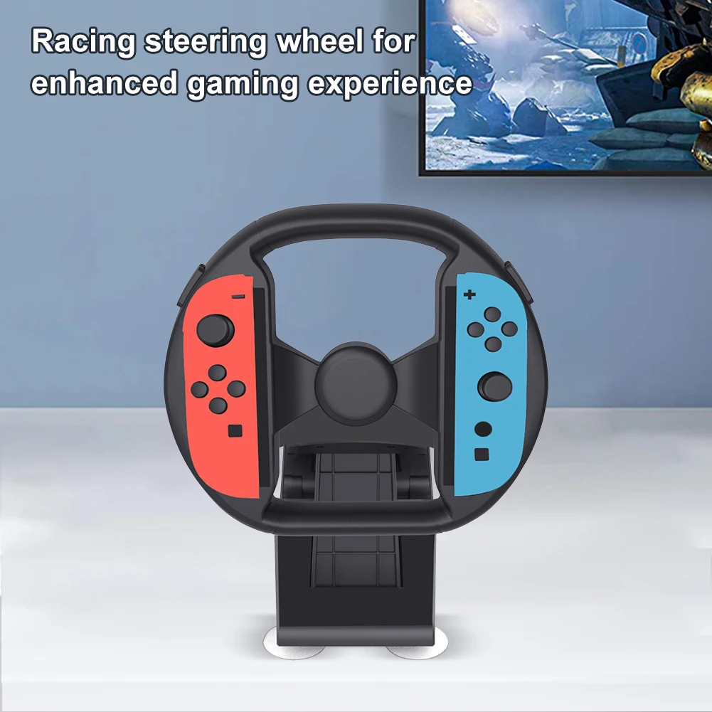 Volante de carreras con Base de ventosa, empuñadura de volante de carreras para Nintendo Switch2, accesorios Joy-Con