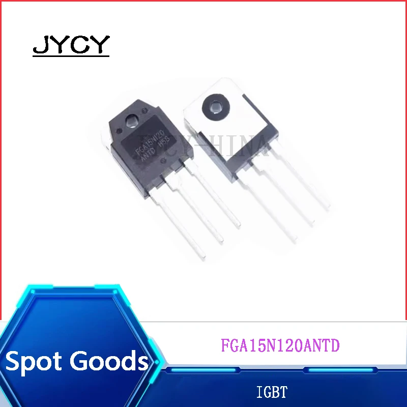 

5PCS/lote FGA15N120ANTD NEW FGA15N120 1200V 30A IGBT High power transistor TO-3P