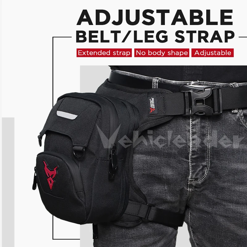 Waterproof Drop Leg Bag Thigh Hip Bum Belt Leg Waist Bags Travel Tour Riding Motorcycle Fanny Pack Men Women Tactical Travel Bag