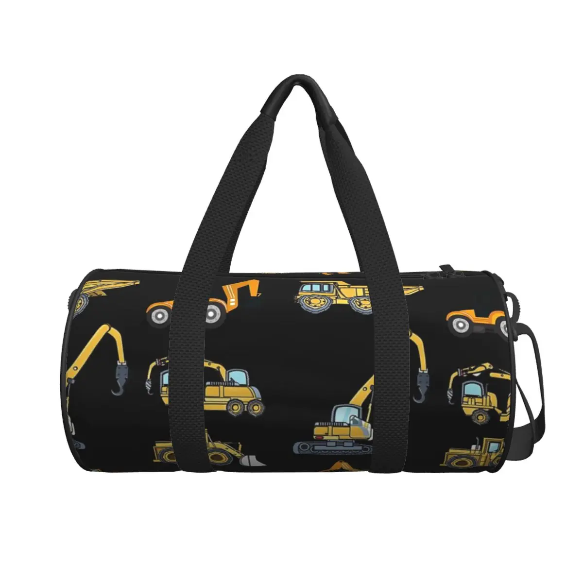 

Construction Truck Excavator Large Duffle Gym Bag Waterproof Duffle Travel Bags Handbags Fitness bag