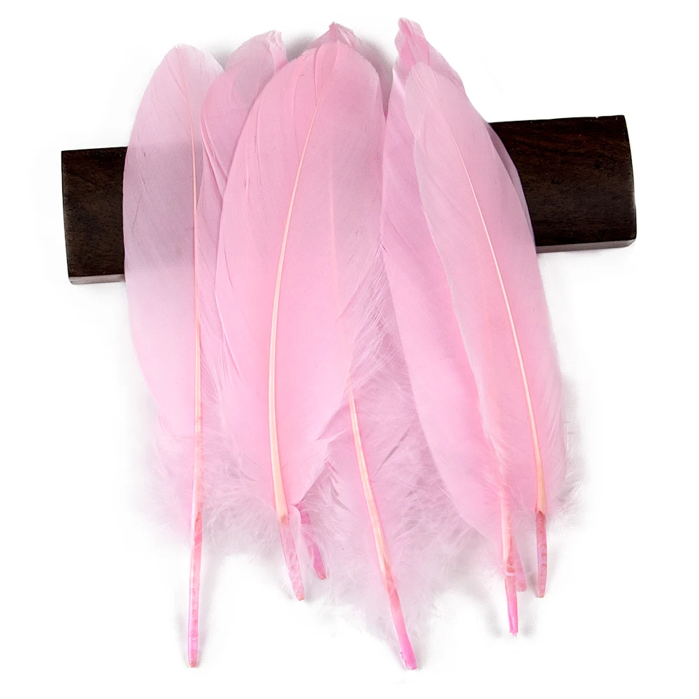 50-200pcs Natural Big Goose Feather Plumes15-20CM DIY Colorful Goose Feather for Home Decor Plumes Crafts Jewelry Ornament