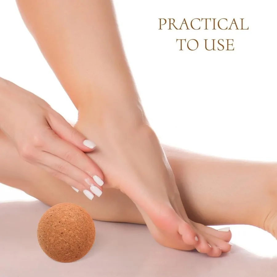 

Cork Massage Ball for Muscle Tension, Trigger Point Therapy Tool for Back & Shoulders, Sustainable Myofascial Release