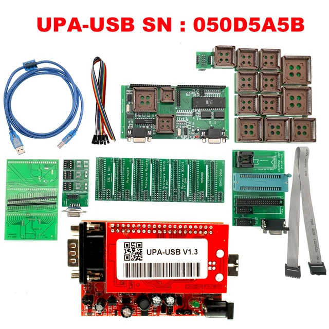 ITCARDIAG UPA-USB PRO V1.3 SN: 050D5A5B ECU Chip Tunning Tool Voeg nieuwe scripts toe met NEC-functies UPA USB-programmeur