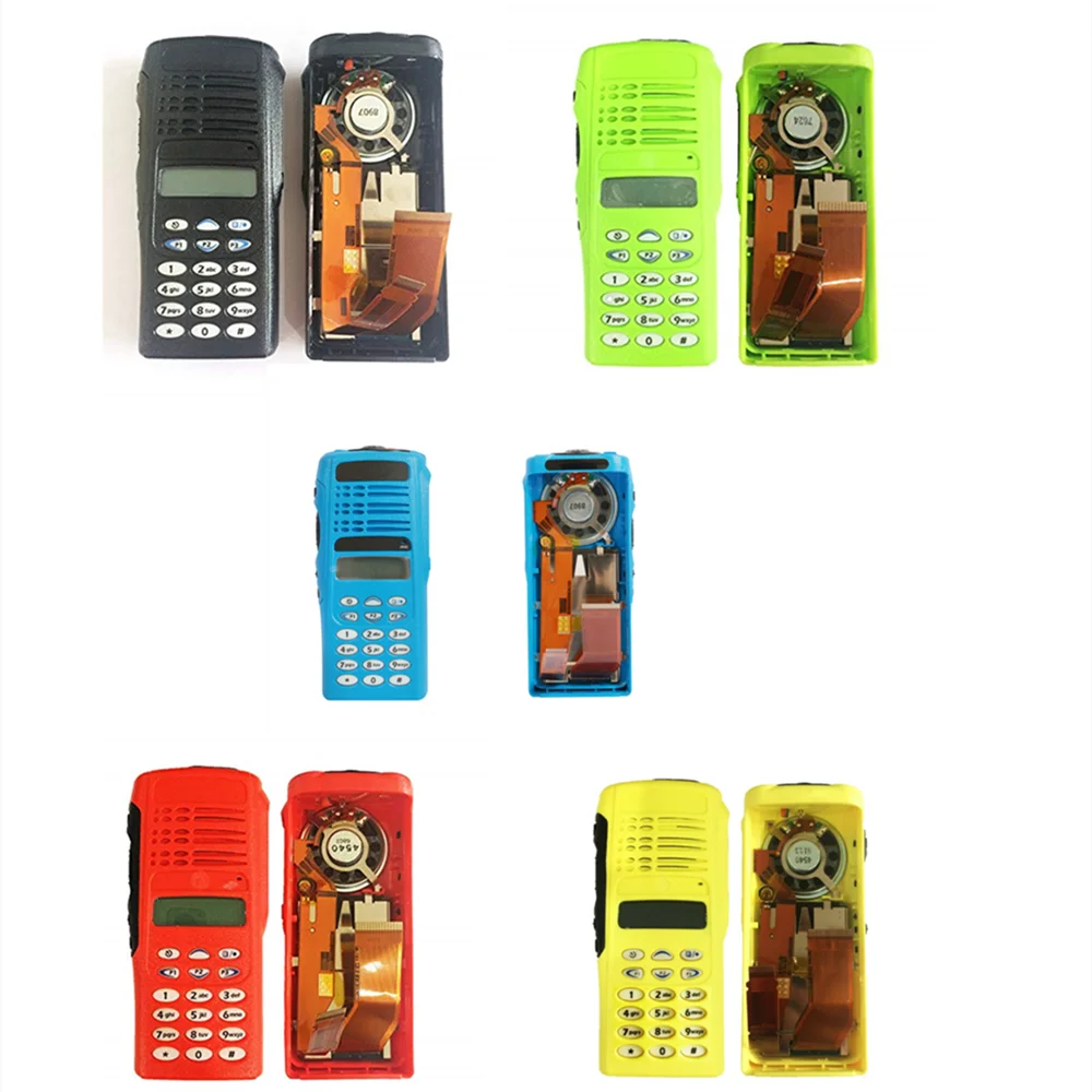 

Colorful Replacement Full-keypad Housing Case Display Kit with LCD+Speaker+Mic For HT1250 GP338 Two Way Radios