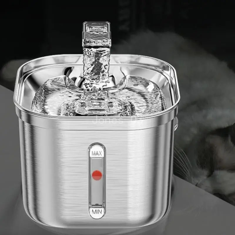 Q6PE 2.20L Automatic Cats Water Fountain Quiet Watering Feeding Bowl Pet Fountain Dog Supplies Cats Drinking Fountain Low Noise