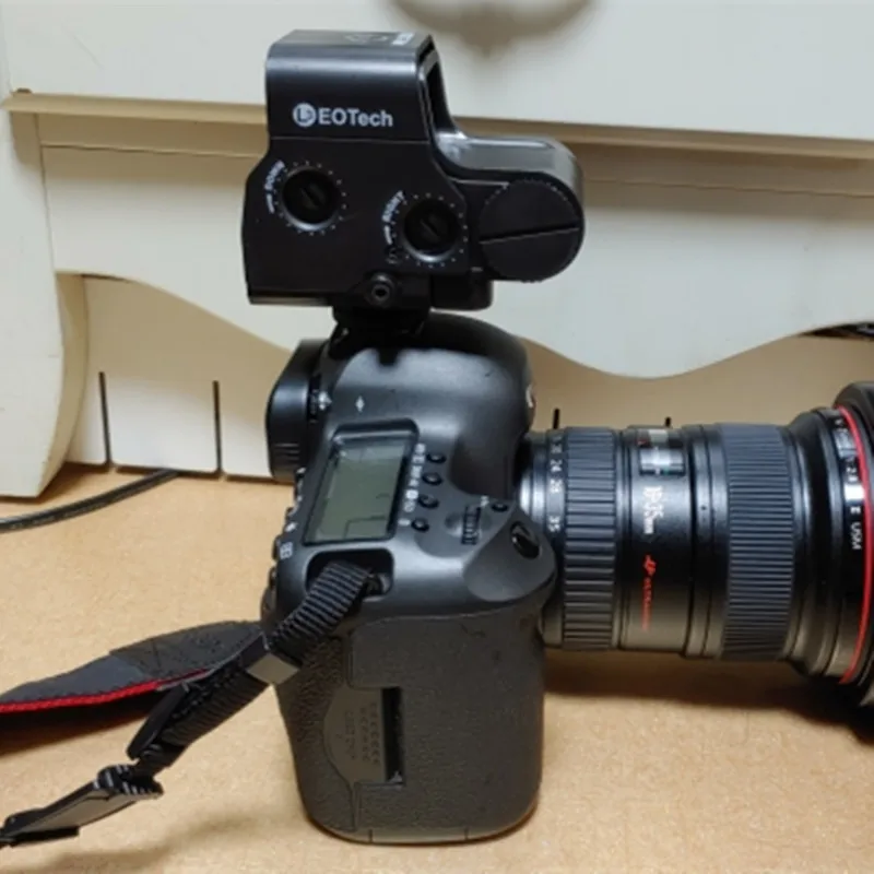 Aluminum View Finder Mount Sight Scope Hot Shoe Adapter for Canon for Nikon DSLR Camera Bird and Wildlife Photography Photos