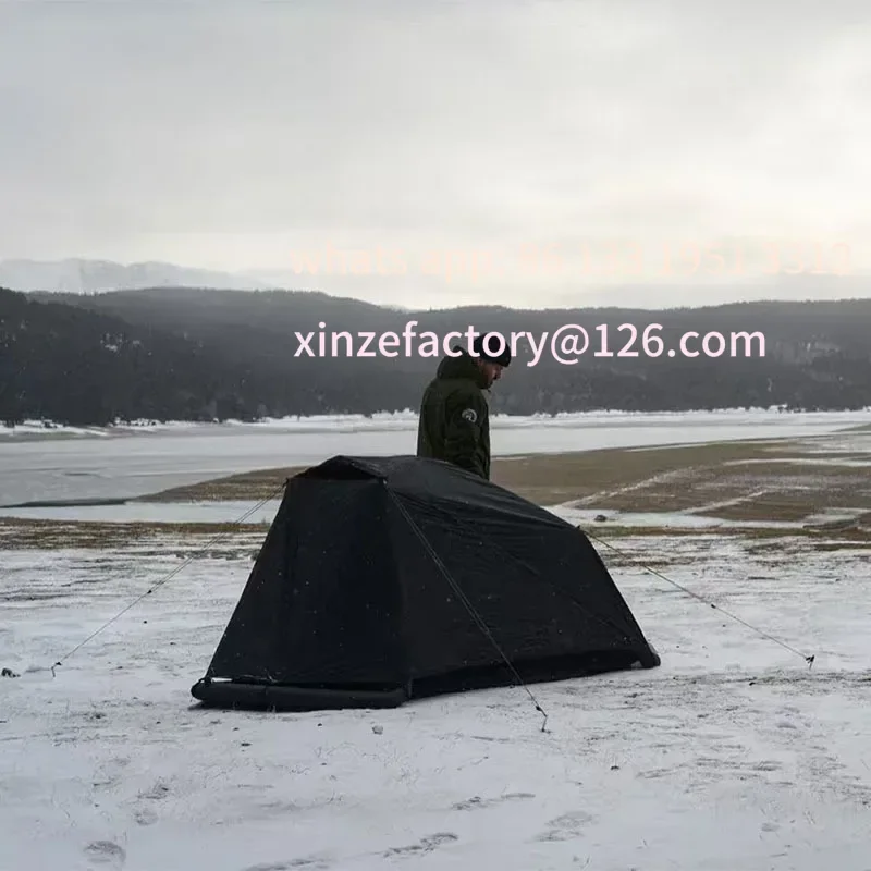 Customizable Hanging Shelter Inflatable Tent Outdoor Single Rain Protection Sun Protection Camping Hammock