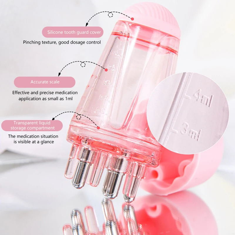 

6ML Scalp Applicator Liquid Comb For Hair Growth Serum Oil Nourish Root Massager Brush
