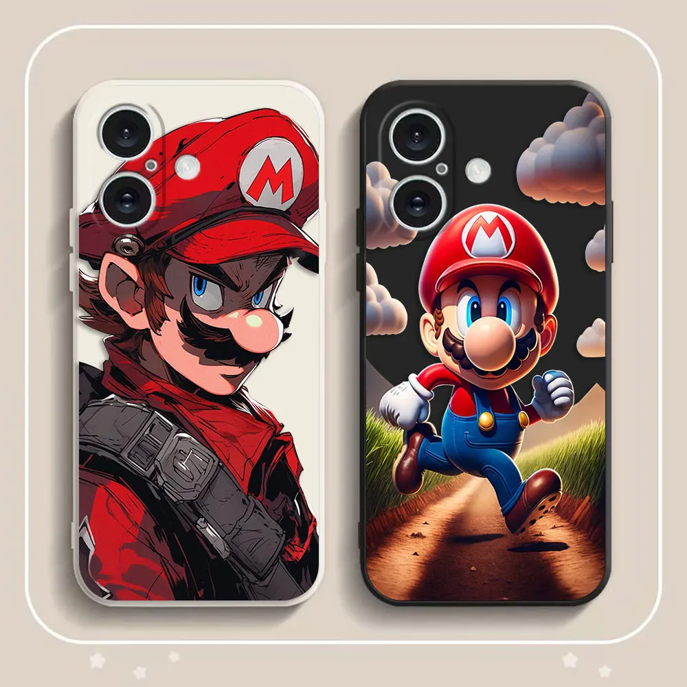 

Hot Game S-Super M-Mario Custom Photo Phone Case For iphone Apple 16 16E 15 14 13 12 11 X XS XR 8 7 PRO MAX PLUS 5G TPU Case