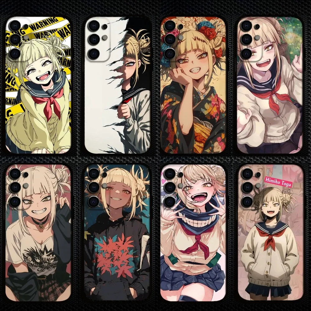 

Himiko Toga Waifu Anime MHA Phone Case For Samsung S25/S24/S23/S22/S21/S20/Plus,Fe,Lite/Others Black Cover