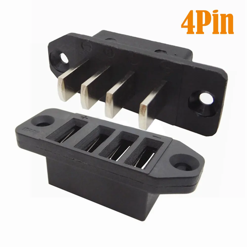 

4 Pin Battery Connector Power Plug Battery Box High Current Male Female Plug Battery Connector Bicycle Discharge Connector